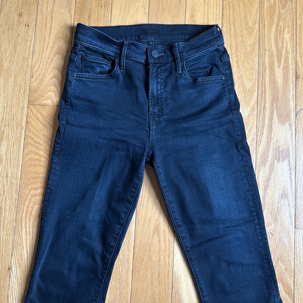 MOTHER Dark Black Wash Women's Jeans